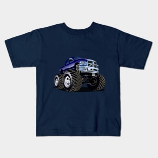 Cartoon Monster Truck Kids T-Shirt